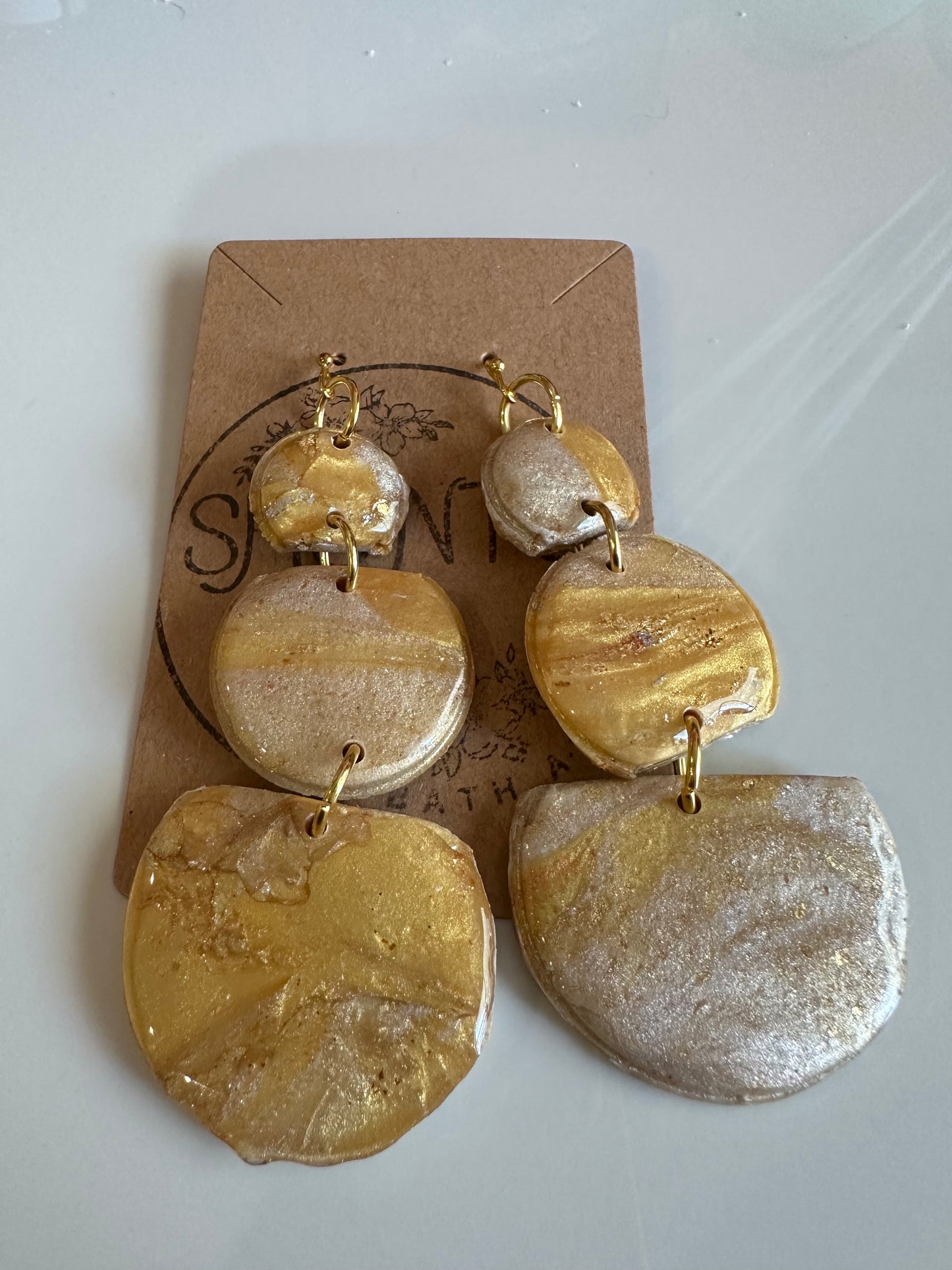 Polymer Clay Earrings- Georgia