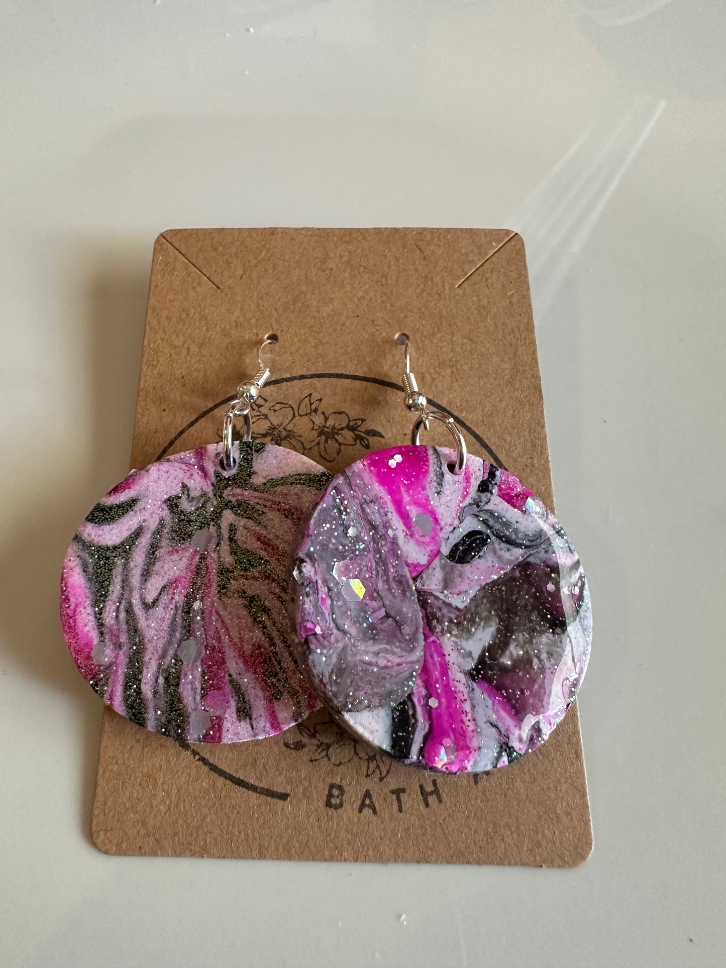 Polymer Clay Earrings- Glenda