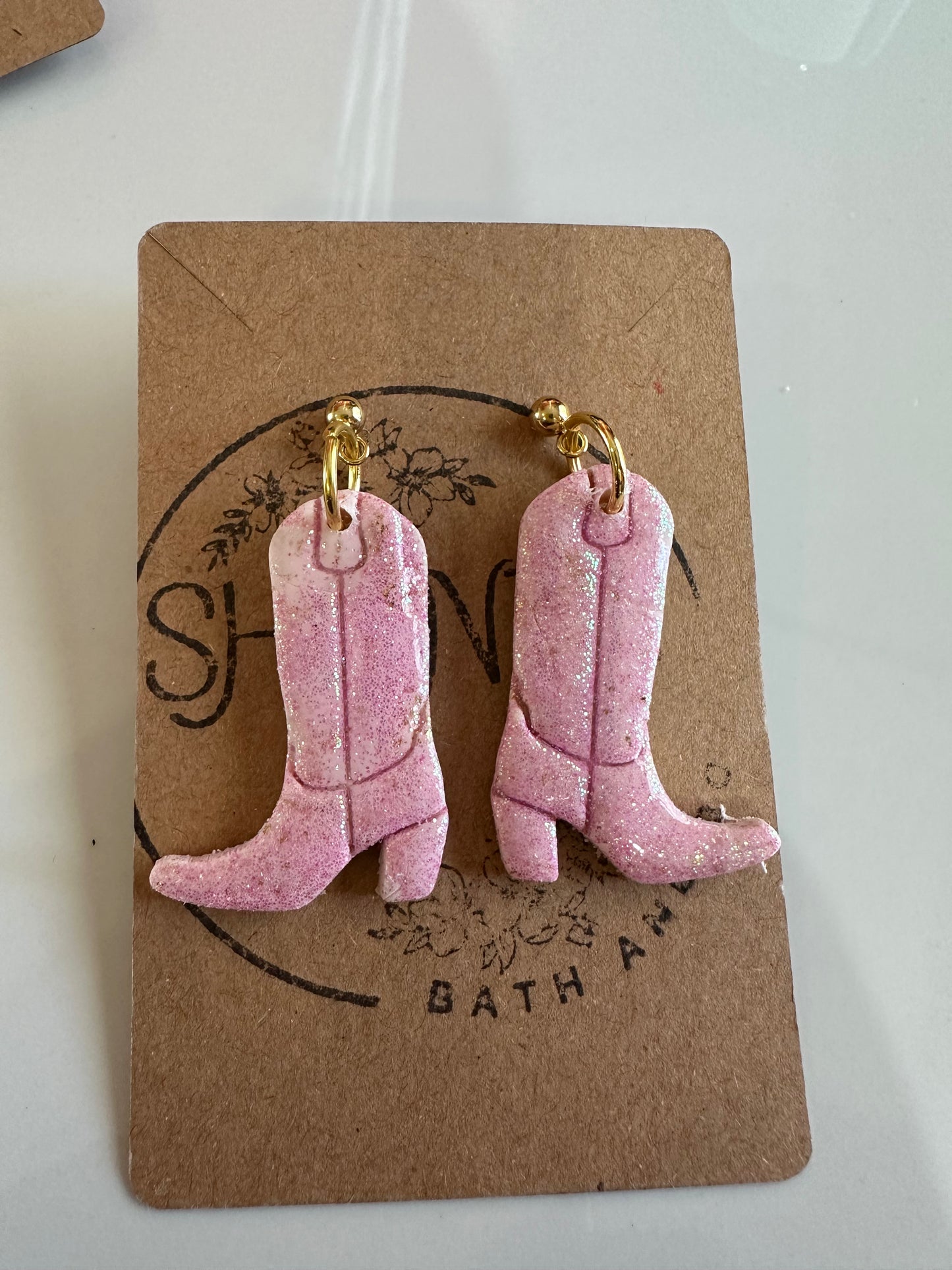 Polymer Clay Earrings- Cute Kowgirls