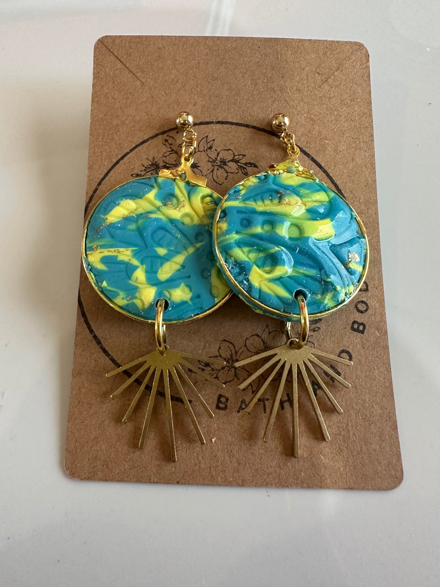 Polymer Clay Earrings- Elaine