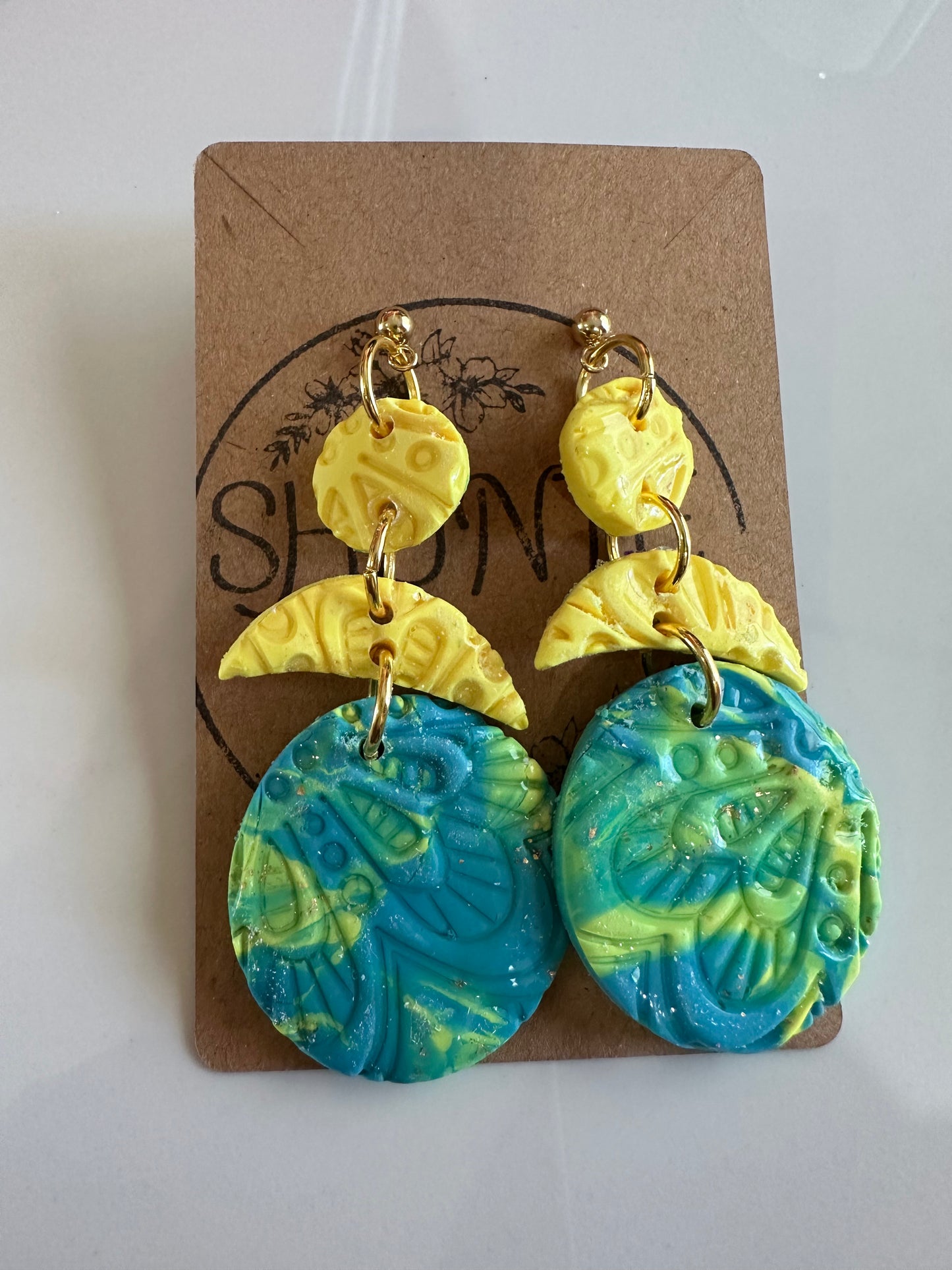 Polymer Clay Earrings- Erlene
