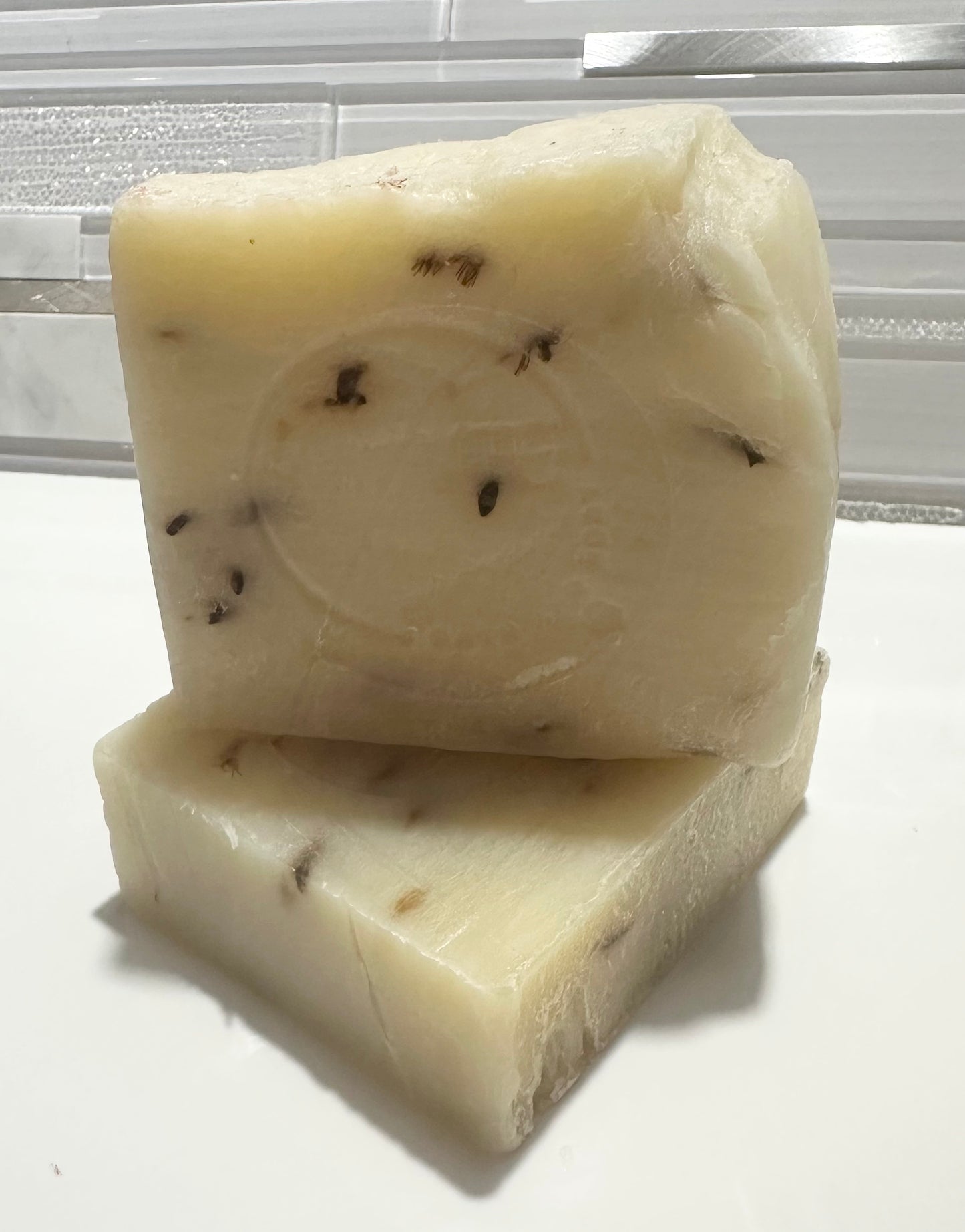 Lavender Bar Soap with Coconut Milk, Kaolin Clay Clay, and Hemp Oil