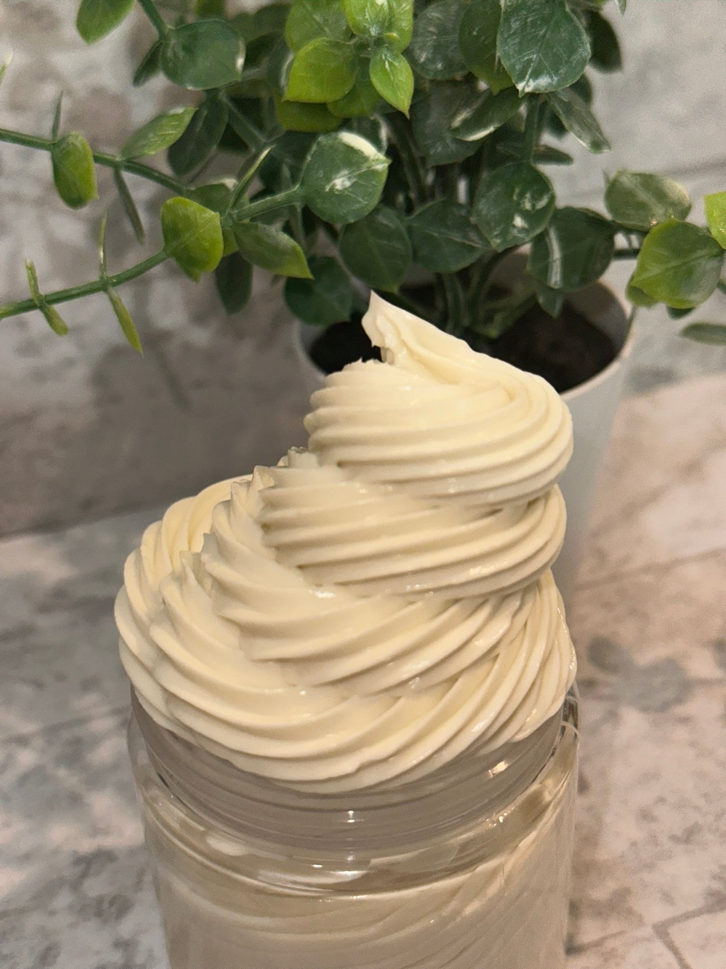 Triple Butter Body Cream Unscented for Sensitive Skin with HEMP & NEEM OIL & Vitamin E. Great for Eczema