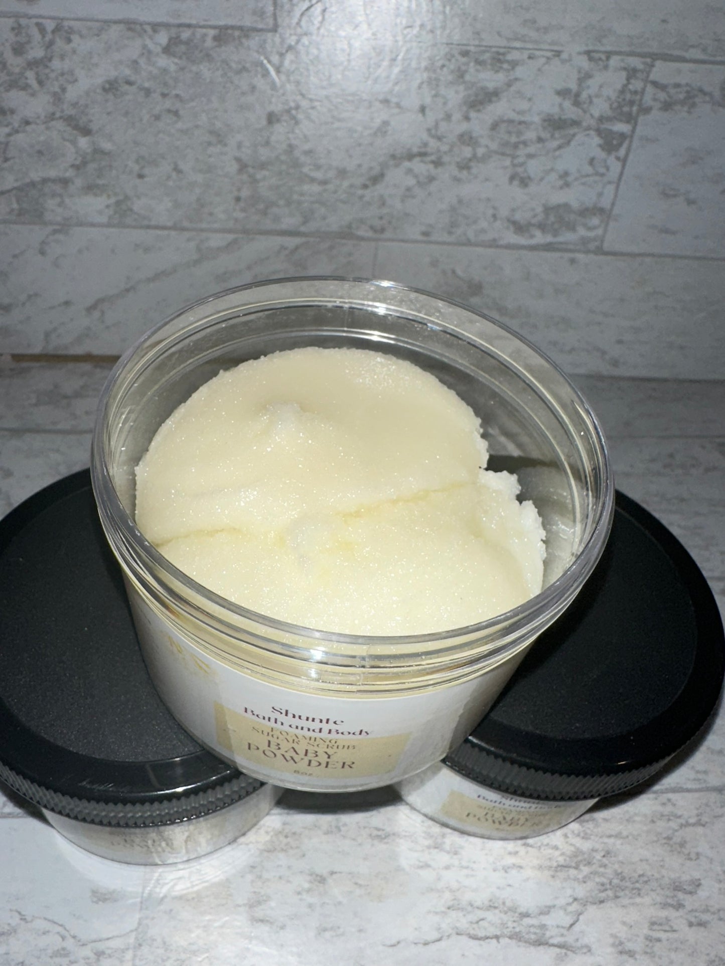 NEW Baby Powder Foaming Sugar Scrub