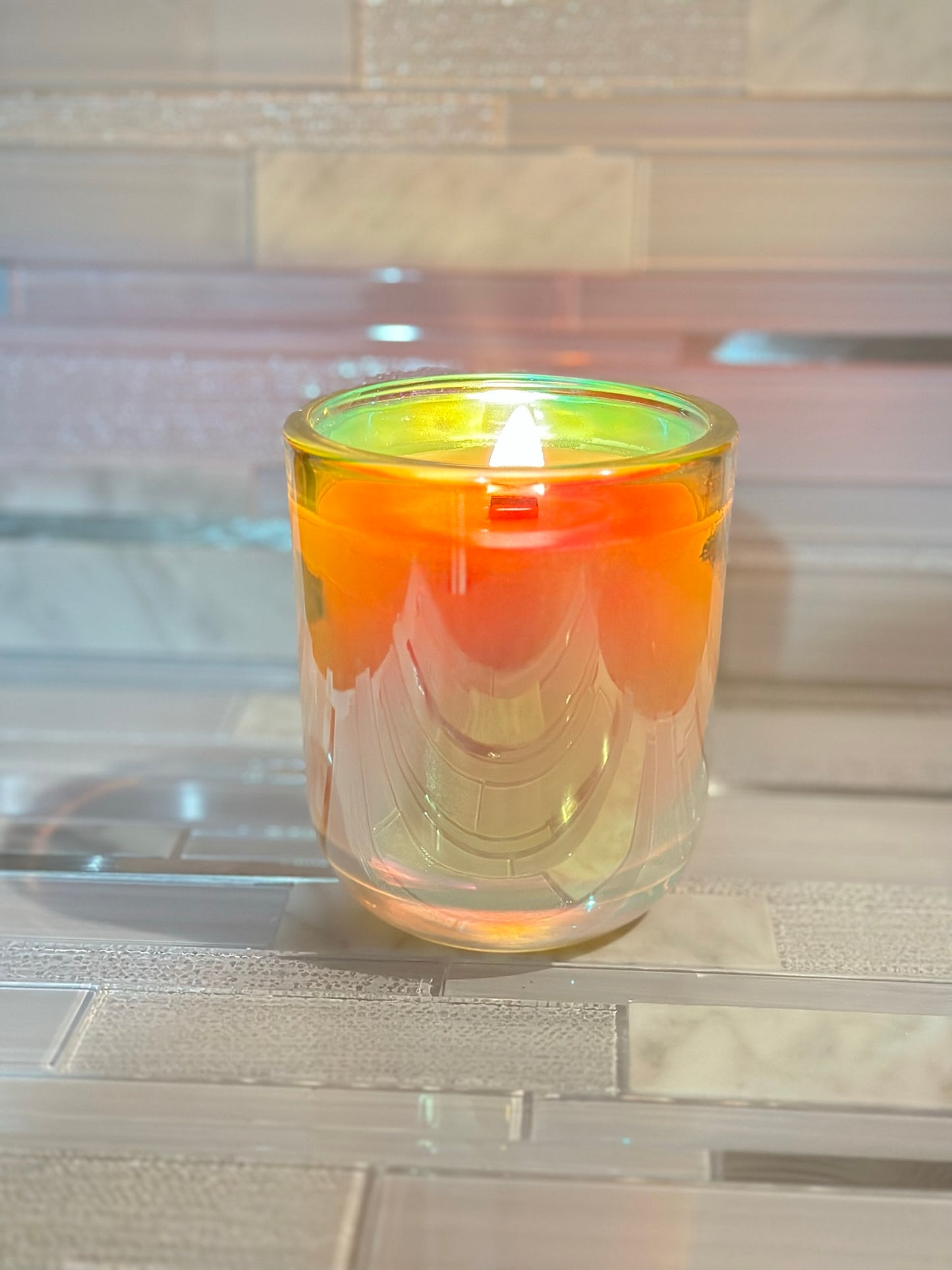 IIRRIDESCENT VESSEL BEESWAX & COCONUT CANDLE