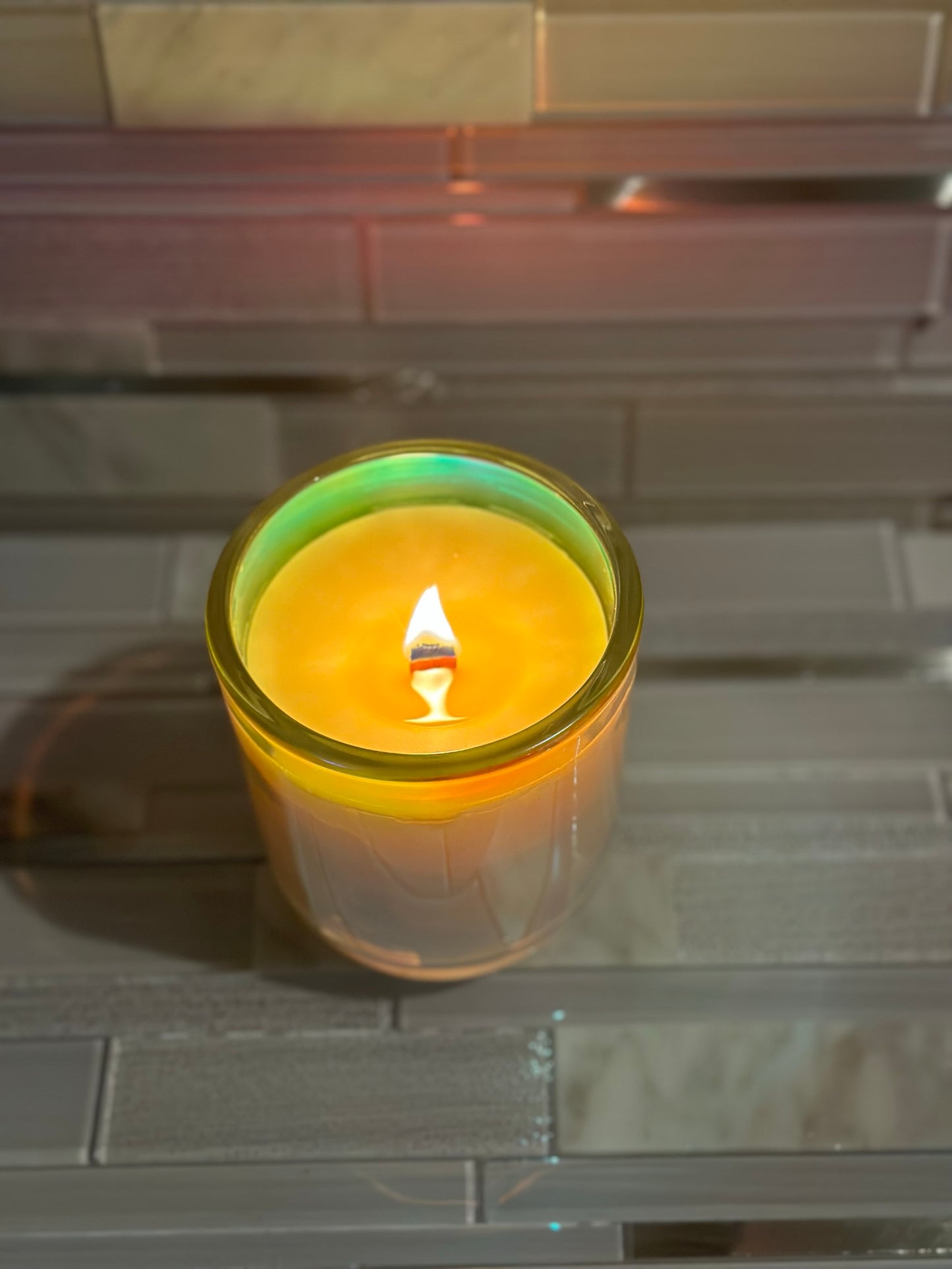 IIRRIDESCENT VESSEL BEESWAX & COCONUT CANDLE