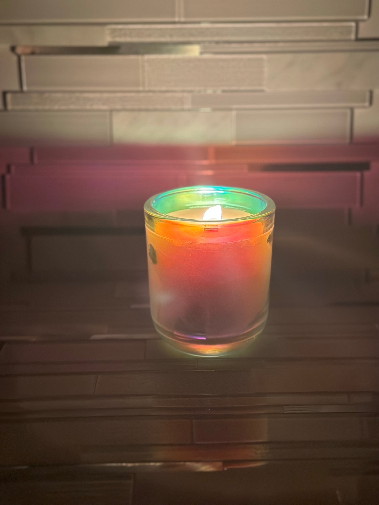 IIRRIDESCENT VESSEL BEESWAX & COCONUT CANDLE