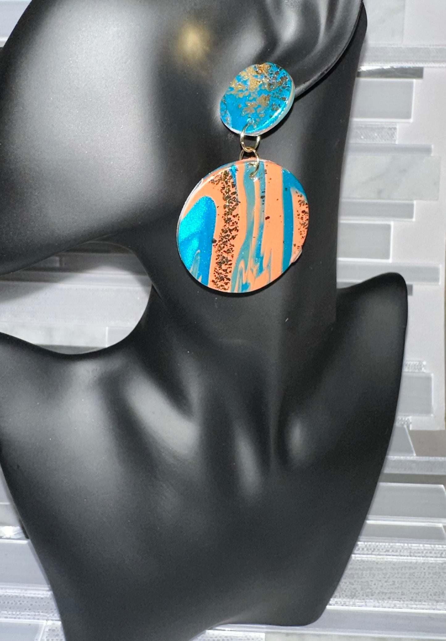 Polymer Clay Earrings- Aria