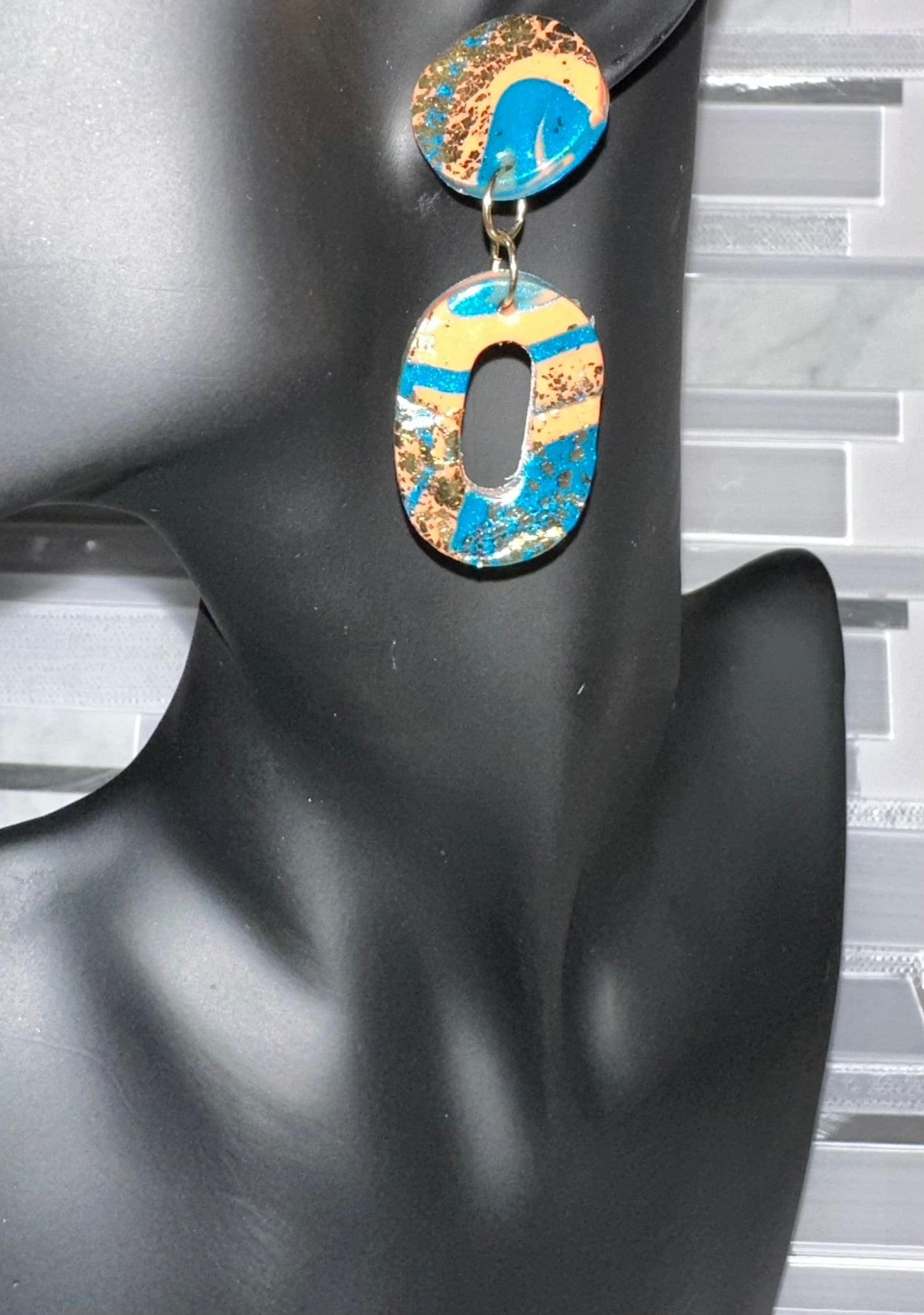 Polymer Clay Earrings- Anna