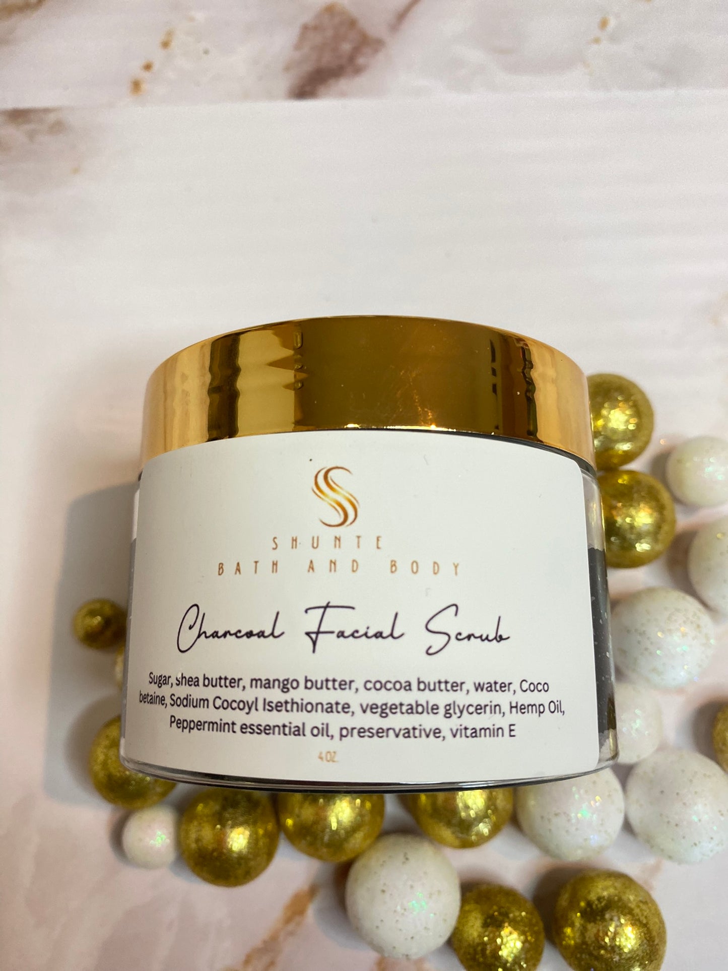 Charcoal Facial Sugar Scrub