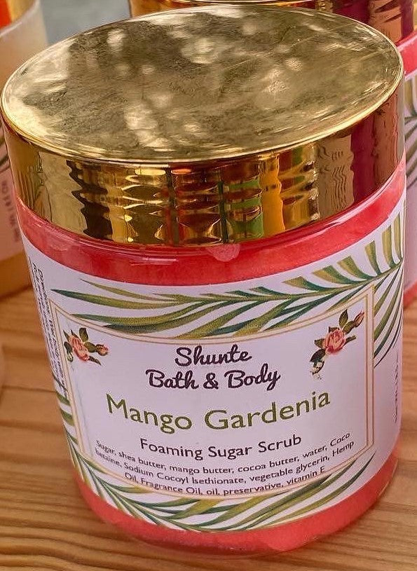 Mango Gardenia Foaming Sugar Scrub