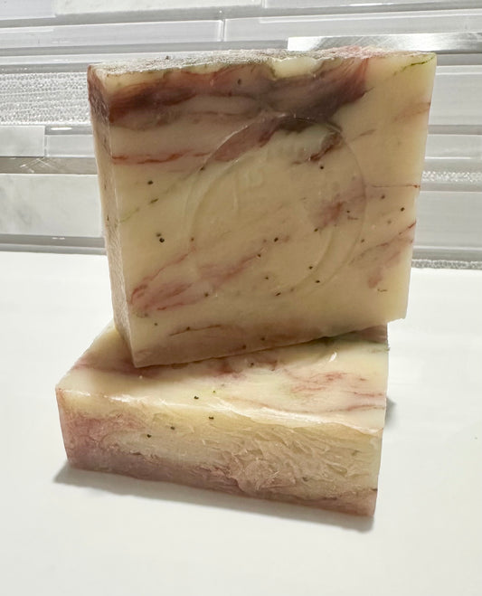 Winter Berry Jubilee Bar Soap with Coconut Milk, Kaolin Clay , and Hemp Oil
