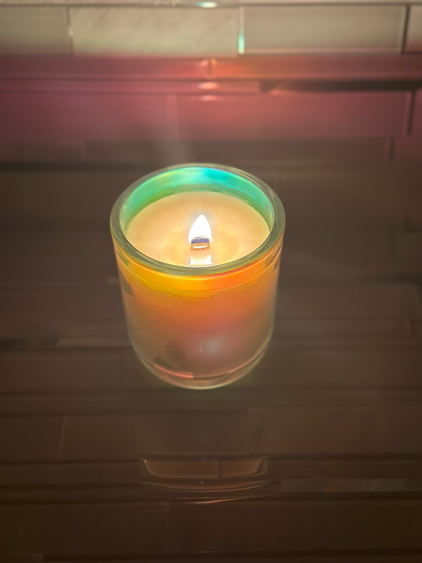IIRRIDESCENT VESSEL  BEESWAX & COCONUT CANDLE
