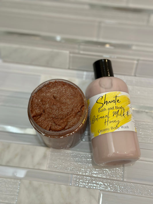 Oatmeal Milk & Honey  Foaming Sugar Scrub
