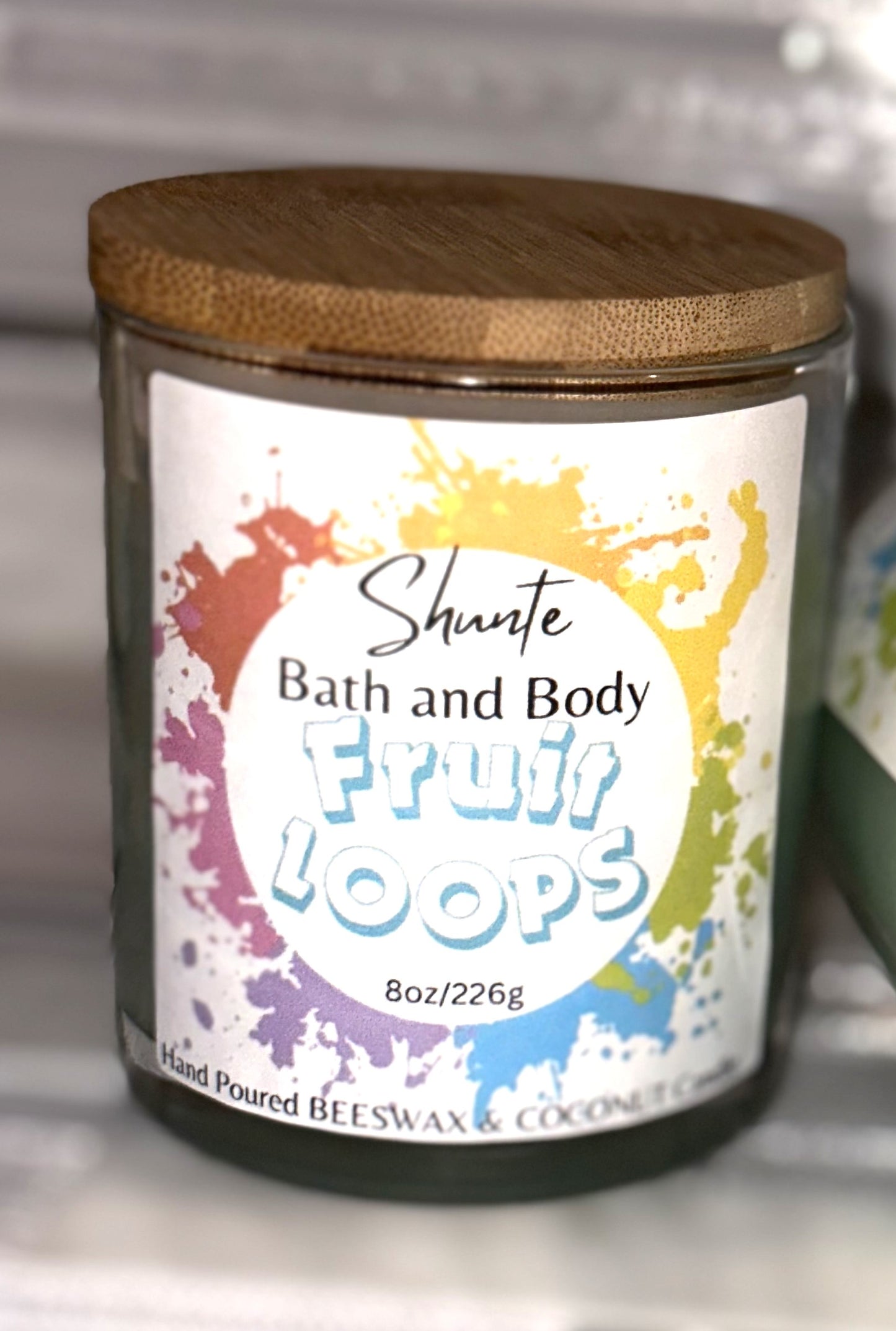 FRUIT LOOPS BEESWAX & COCONUT CANDLES