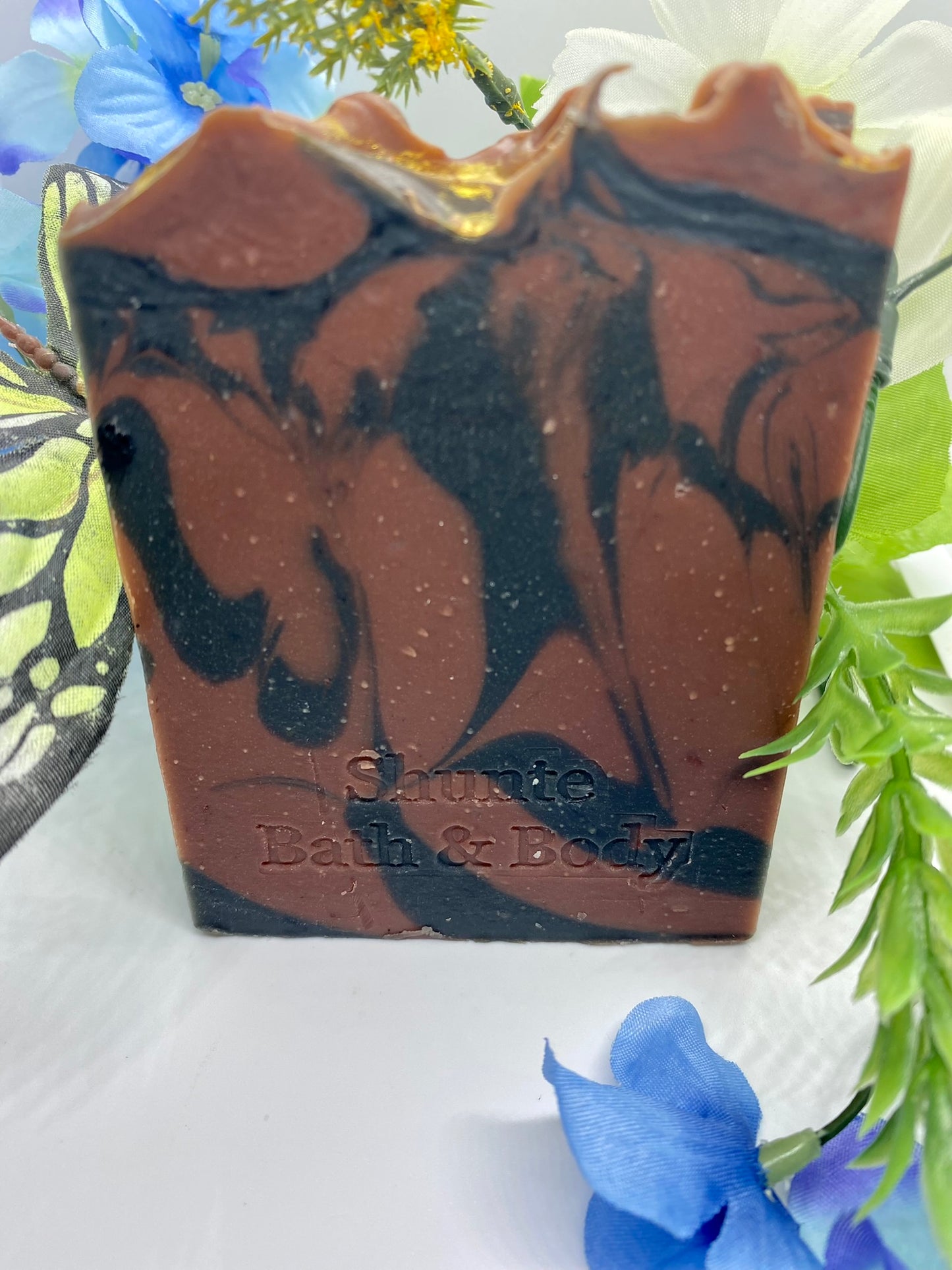 Knight Rider Activated Charcoal & Red Moroccan Clay Soap