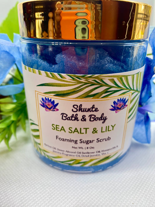 Seal Salt and Lily  Foaming Sugar Scrub