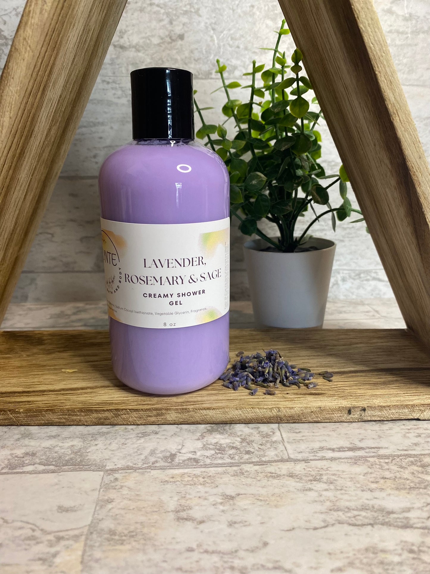 Lavender, Rosemary, & Sage  Shower Gel